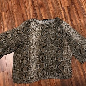 Snake print Blouse